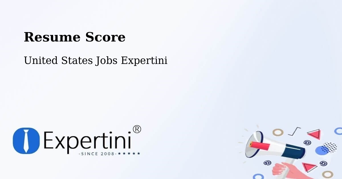 Resume Score & Job Description Match Tool – Perham - United States Jobs Expertini